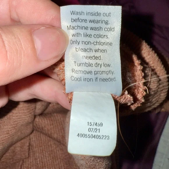 SO Women's Heathered Orange Ribbed Crew Neck Sweater - Picture 6 of 6